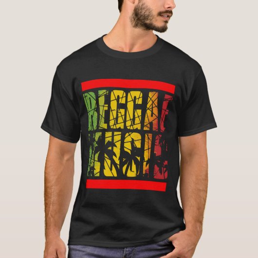 レゲエ・ミュージック フレンド Tシャツ (正面)