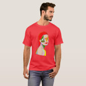 レゲエ ラスタファリアン ヒッピーの女性 ビンテージ Tシャツ (正面フル)