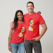 レゲエ ラスタファリアン ヒッピーの女性 ビンテージ Tシャツ (ユニセックス)