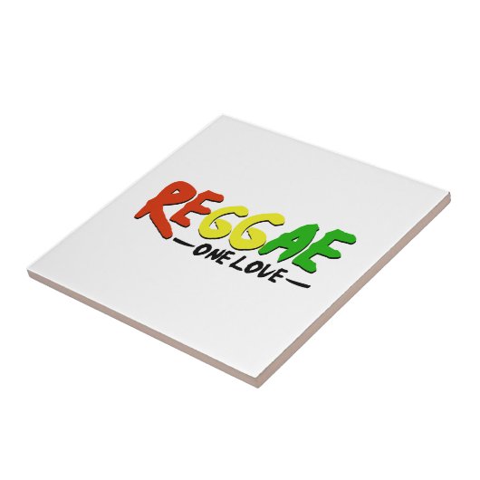 レゲエ·ワン·ラブ タイル (側面)