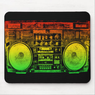 レゲエBoombox マウスパッド