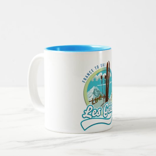 レゲットフランスキロゴ ツートーンマグカップ (正面左)