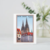 レゲンスブルグ – カテドラルサンクトピーター ポストカード (スタンド正面)