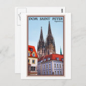レゲンスブルグ – カテドラルサンクトピーター ポストカード (正面/裏面)