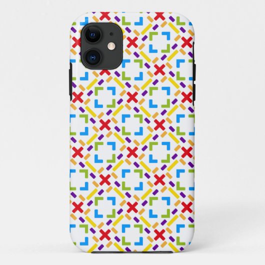 レゲンボーゲン模様グラフィック Case-Mate iPhoneケース (裏面)