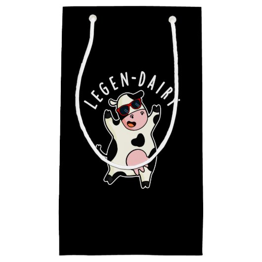 レゲン乳おもしろい牛プンダークBG スモールペーパーバッグ (正面)