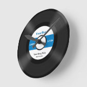 レコカスタムードの個人用設定 ラウンド壁時計 (傾斜)