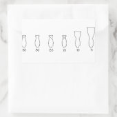 レコス 長方形シール (バッグ)