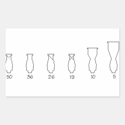 レコス 長方形シール (正面)