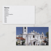 レコレタのバシリカヌエストラセノラデルピラル 名刺 (正面/裏面)