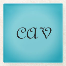 レコレタコーンフラワーブルー ガラスコースター