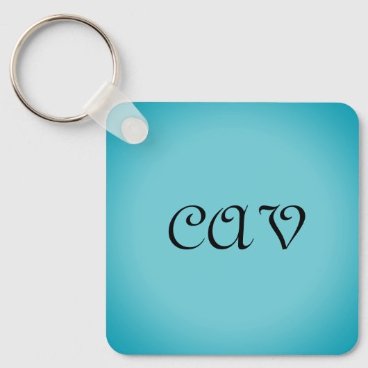 レコレタコーンフラワーブルー キーホルダー (正面)