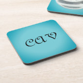 レコレタコーンフラワーブルー コースター (左側)