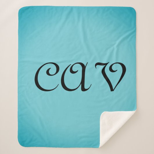 レコレタコーンフラワーブルー シェルパブランケット (正面)