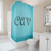 レコレタコーンフラワーブルー シャワーカーテン (インサイチュ)