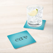 レコレタコーンフラワーブルー スクエアペーパーコースター (インサイチュ)