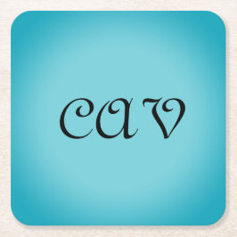 レコレタコーンフラワーブルー スクエアペーパーコースター