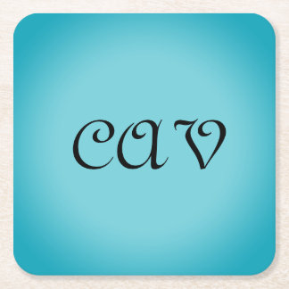 レコレタコーンフラワーブルー スクエアペーパーコースター