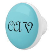 レコレタコーンフラワーブルー セラミックノブ (右)