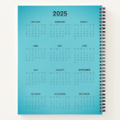 レコレタコーンフラワーブルー ノートブック (裏面)