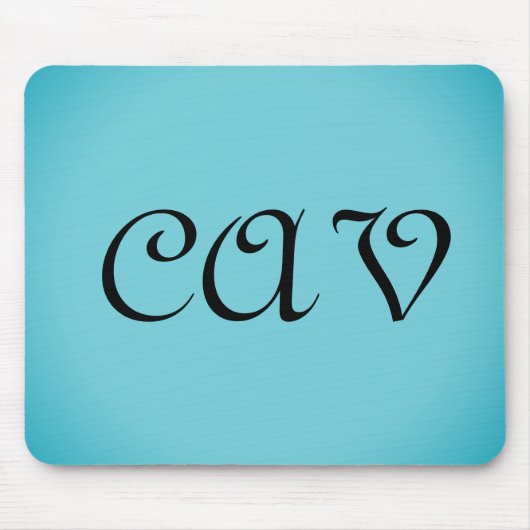 レコレタコーンフラワーブルー マウスパッド (正面)