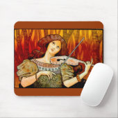 レコンズミュージックヴァイオリンヴィンテージポスター マウスパッド (マウス)