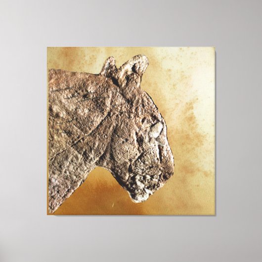 レコンバレルカンバスプリントのライオン キャンバスプリント (正面)