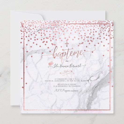 レコンフェティスドールバラフェアールデバプテメ 招待状 (裏面)