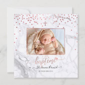 レコンフェティスドールバラフェアールデバプテメ 招待状 (正面)