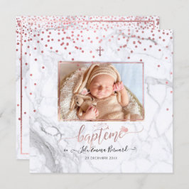 レコンフェティスドールバラフェアールデバプテメ 招待状