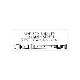 レコーダーミュージック先生ミュージシャンバンド セルフインキングスタンプ