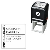 レコーダーミュージック先生ミュージシャンバンド セルフインキングスタンプ (インサイチュ)