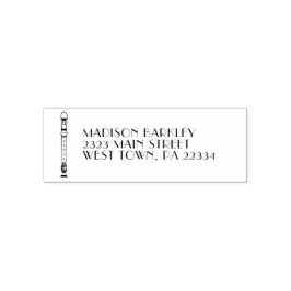 レコーダーミュージック先生ミュージシャンバンド セルフインキングスタンプ