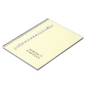 レコーダーミュージック先生ミュージシャンバンド ノートブック (左側)