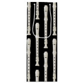 レコーダーミュージック先生ミュージシャンバンド ワインギフトバッグ (正面)