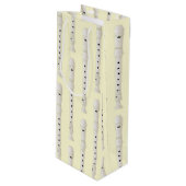 レコーダーミュージック先生ミュージシャンバンド ワインギフトバッグ (正面アングル)