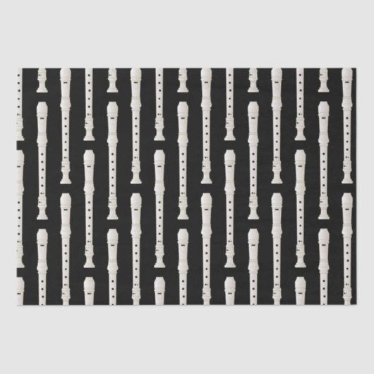 レコーダーミュージック先生ミュージシャンバンド 薄葉紙 (正面)