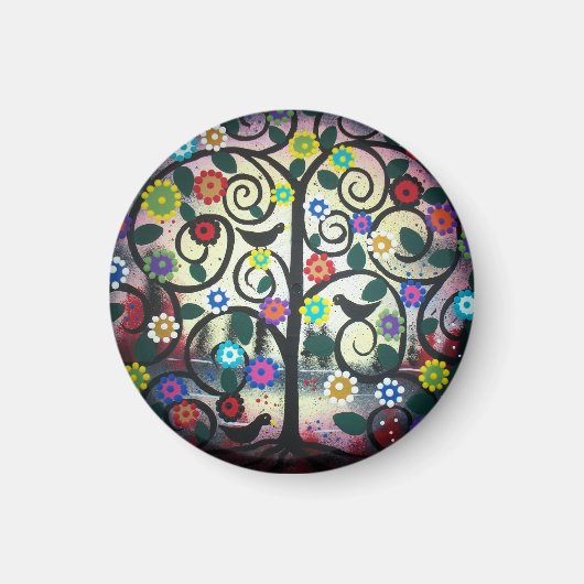 レコーディングアート(Record Art By Lori Everett) マグネット (正面)