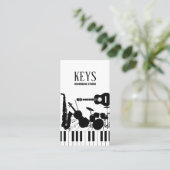 レコーディングスタジオミュージックショップ 名刺 (スタンド正面)