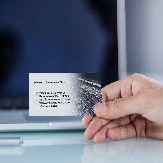 レコーディングスタジオ |サウンドエンジニア 名刺