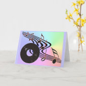 レコードおよびメッセージカード カード (黄色い花)
