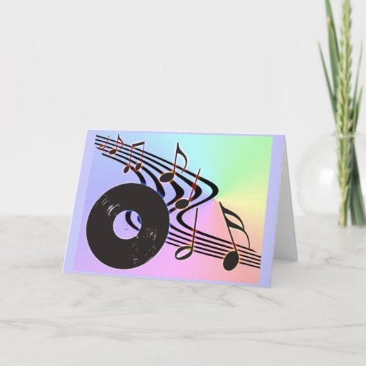 レコードおよびメッセージカード カード (正面)