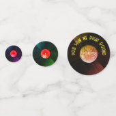 レコードとディスコボール – Disco Fever コンフェッティ (裏面)