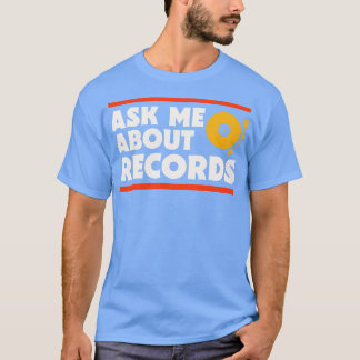 レコードについて頼Music Lover Record Collector Tシャツ