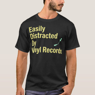 レコードに夢中 Tシャツ