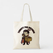 レコードに飢えた トートバッグ (裏面)