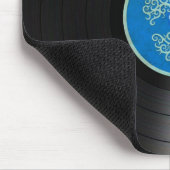 レコードのアルバムグラフィック青い生命の樹 マウスパッド (コーナー)