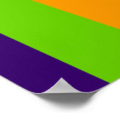 レコードのカラーバー ポスター (角)