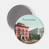 レコードのホールヴィンテージカリフォルニア磁石 マグネット (正面/裏面)