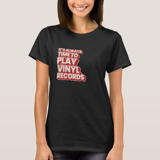 レコードのレコード遊は常に Tシャツ (正面)